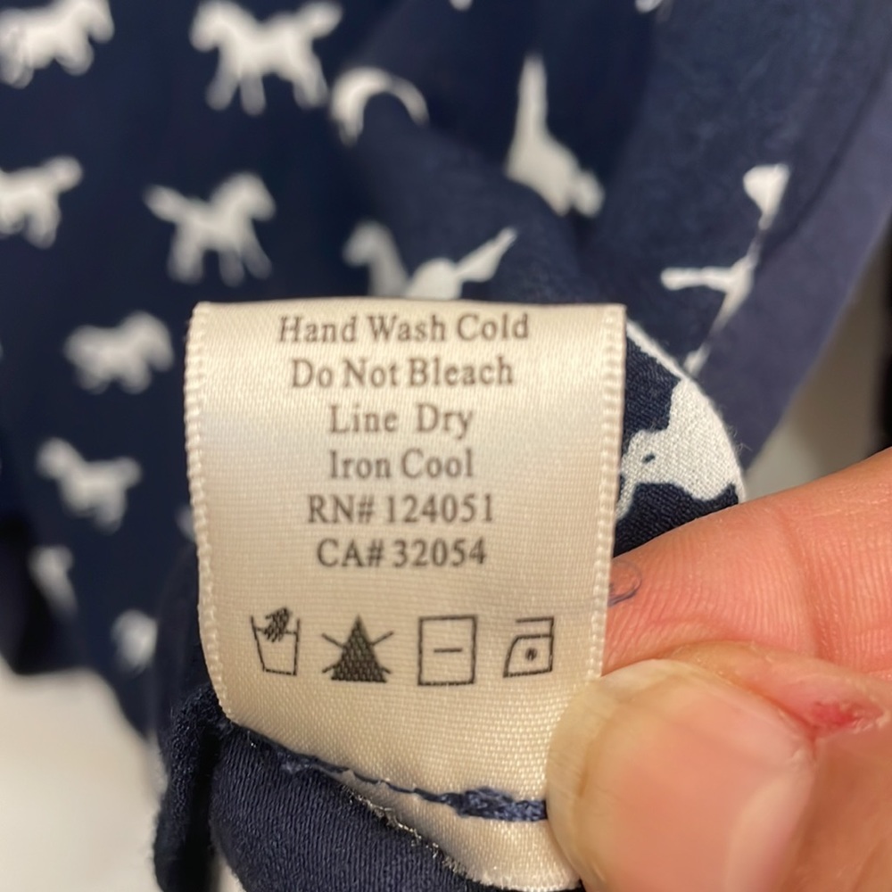 Anthropology Porridge Horse Patterned Top XL - Picture 7 of 7